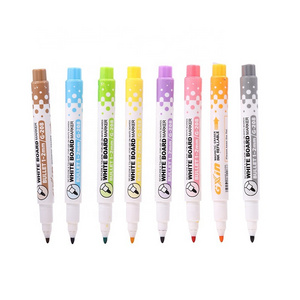 Gxin Muti-color dry erase magnetic whiteboard marker pen set with eraser