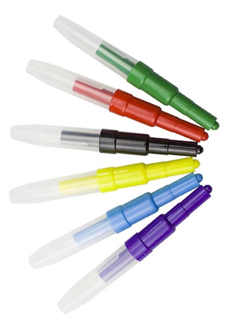 Multiple colors magic spraying watercolor air brush blow pen