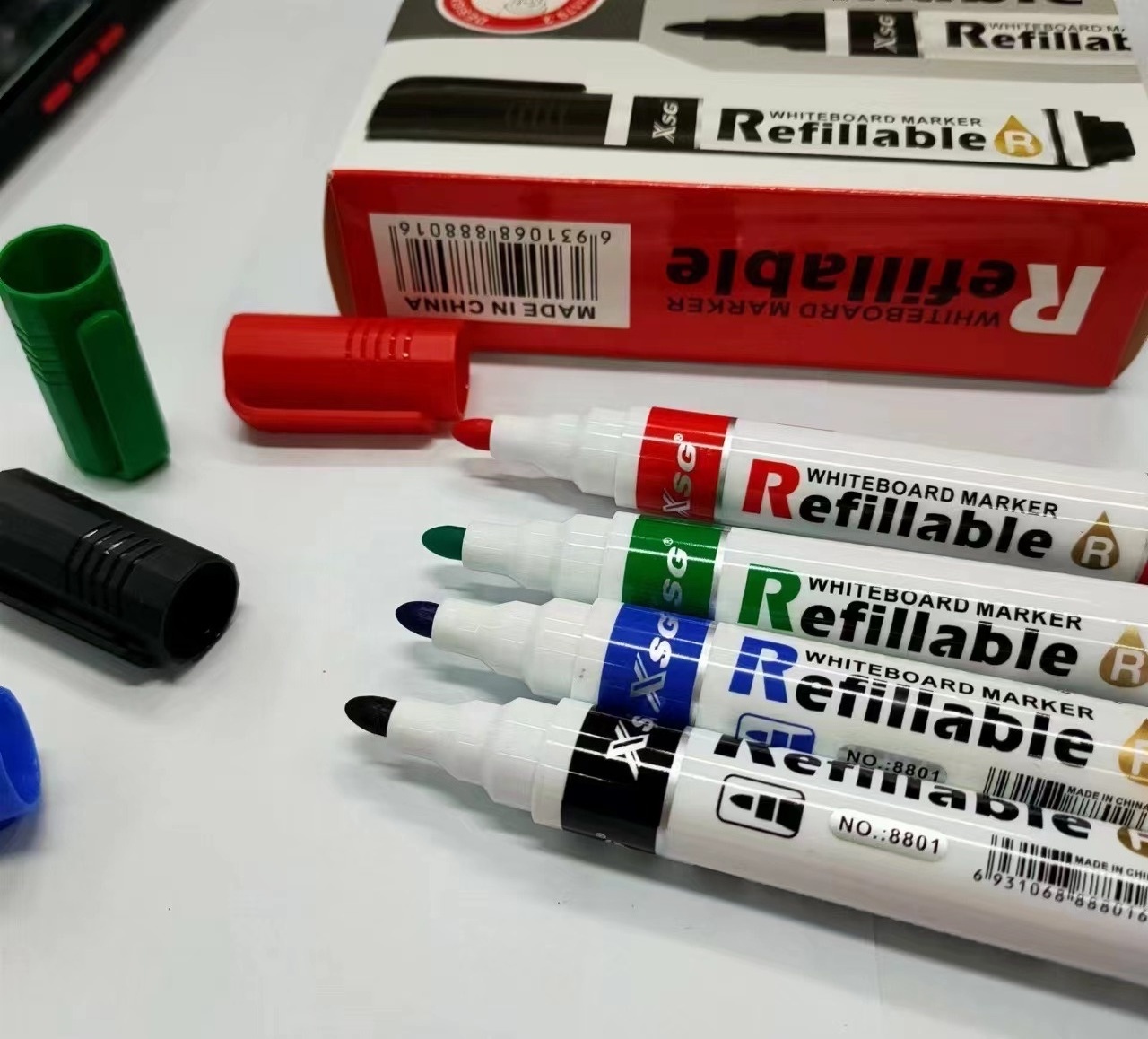 XSG non toxic easy to erase refillable whiteboard marker