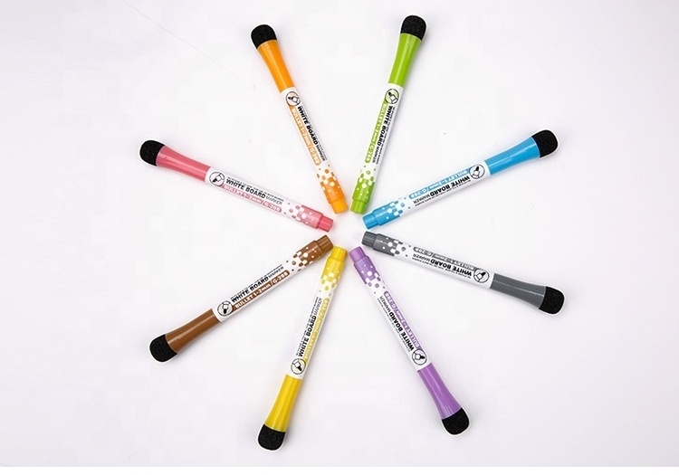 Gxin Muti-color dry erase magnetic whiteboard marker pen set with eraser