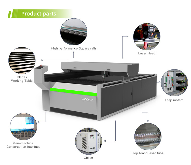 Factory directly supply fabric textile leather shoes making laser cutter CO2 1325 laser cutting machine