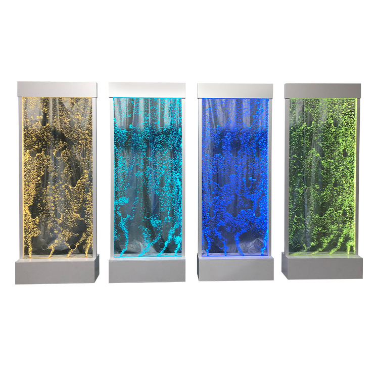 Custom panel bubble cheap used decorate water curtain wall acrylic partitions