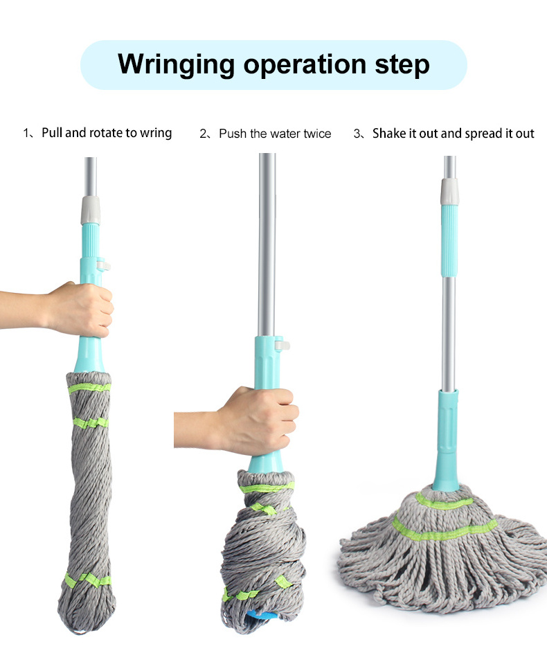 Factory Wholesale cheap Pva Cleaner Microfiber Twist Mop