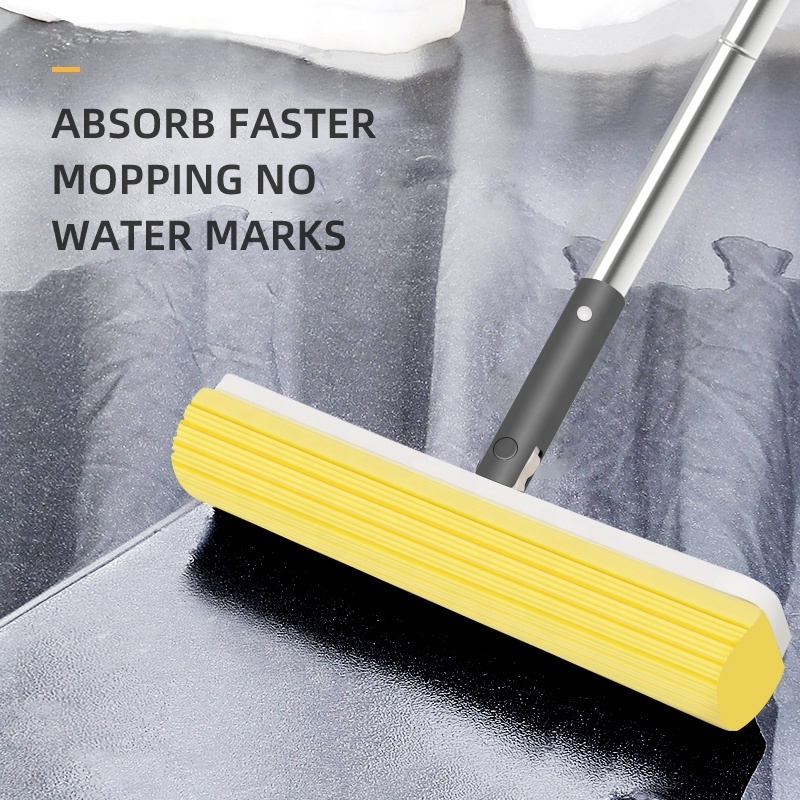 Learja Wet And Dry Separate Microfiber Cleaning Mop  Magic Hand Free  PVA Floor Cleaning Mop