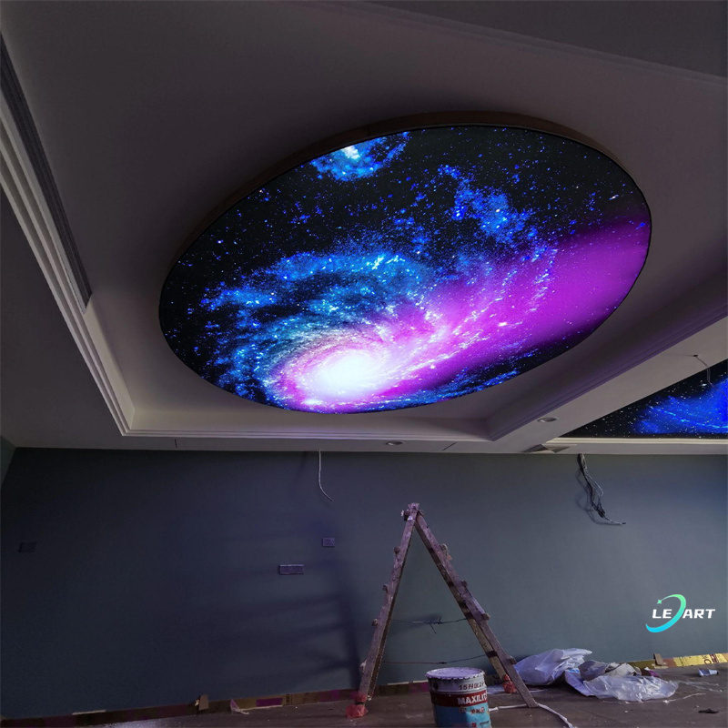 Cheap Best Faux Tin Ceiling Tiles Drop Uv Printed Customized Size Stretch Ceiling Tiles For Basement