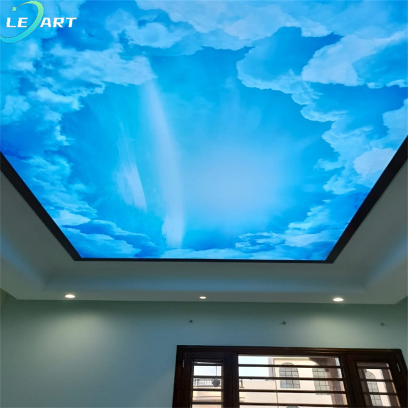 home materials and kitchen lamina de pvc virtual sky 3d false ceiling panel pvc