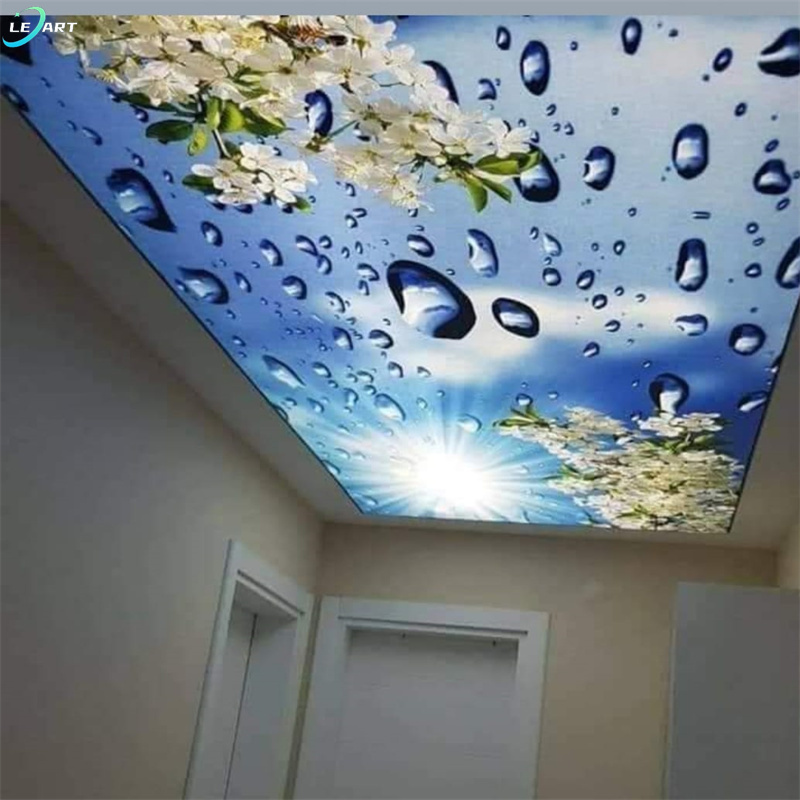 Building materials interior design home decor roof stretch ceiling tiles for bathroom