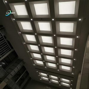 LeArt Interior Moistureproof Acoustic Ceilings Board Suspended False Pvc Stretch Ceiling Systems Membrane Foil