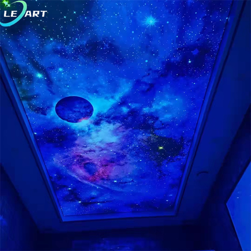 Plastic Board PVC Wood Ceiling Wall Panel Stretch Fabric False ceiling Lambris Pvc Plafond Miami