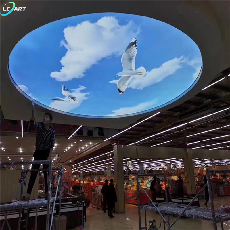 home materials and kitchen lamina de pvc virtual sky 3d false ceiling panel pvc