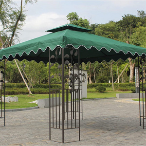 Gazebo Canopy Top Replacement 10x10 Canopy Cover 2 Tier Trade Show Tent