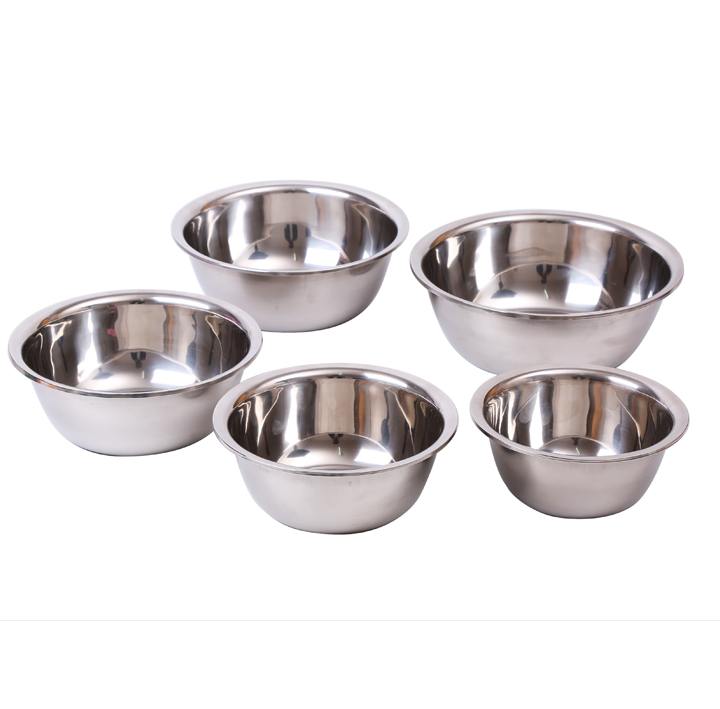 Leatchliving Modern Stainless Steel Mixing Bowl Sets ,Salad Bowl,Fruit Bowl