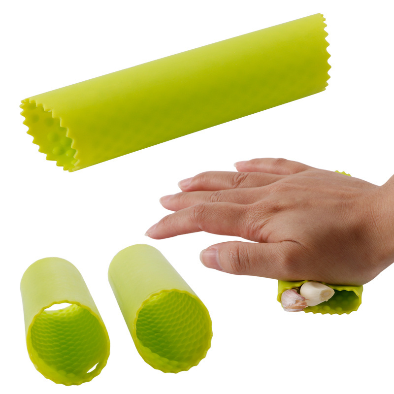 Leatchliving Reusable BPA Free Magic Silicone Garlic Peeler Press Tube Garlic Roller