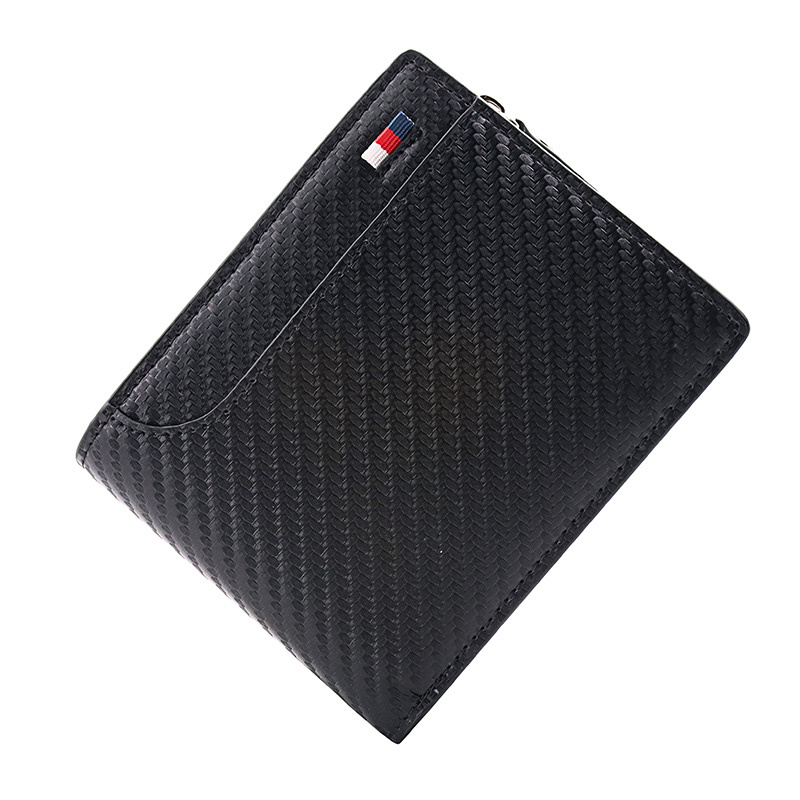 Luxury RFID Blocking Wallet For Men Leather Genuine  With Zipper Coin Pocket Credit Card Holder  billetera de hombre baellery