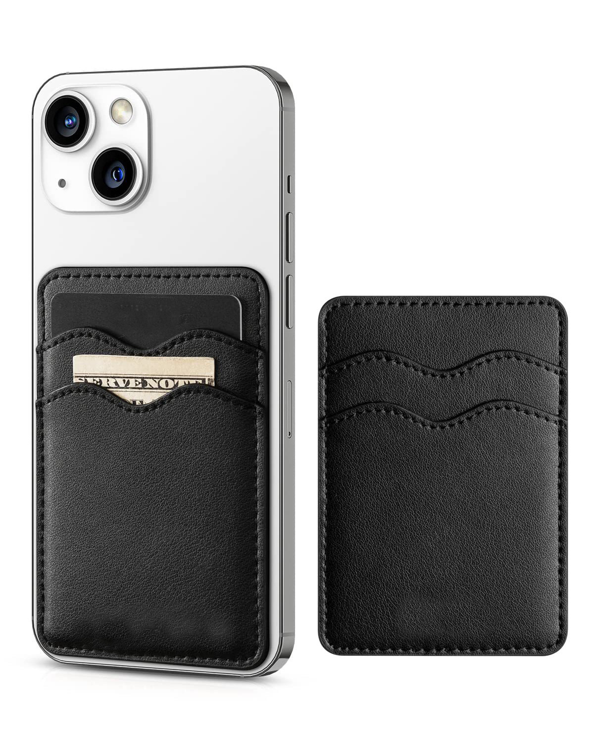 Detachable Leather Wallet  Phone Case Card Holder With Stand Custom Magnetic cardholder Wallet