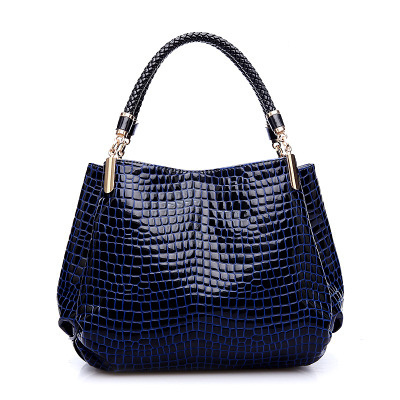 New fashion pu leather luxury crocodile handbag ladies crossbody shoulder bag women's handbag designer tote bags woman handbag