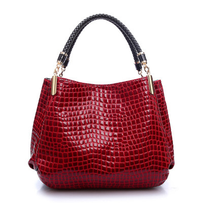 New fashion pu leather luxury crocodile handbag ladies crossbody shoulder bag women's handbag designer tote bags woman handbag