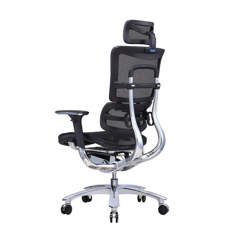 Mesh Luxury Manager Swivel Chair Big and Tall Ergonomic Black Desk Chair Office BIFMA