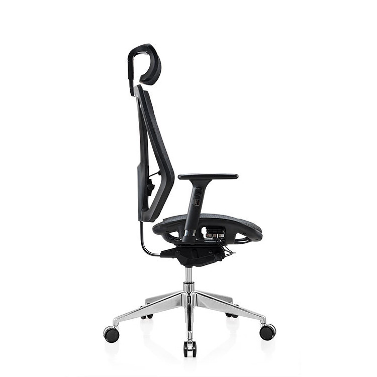 Foshan Home Furniture Manufacturer High Back Ergo Mesh Office Chairs with Adjustable Lumbar Support