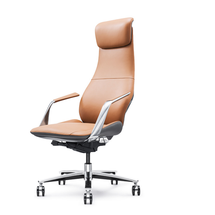 best selling new chair bifma real leather patent design wireline control modern high end hotel office leather chair