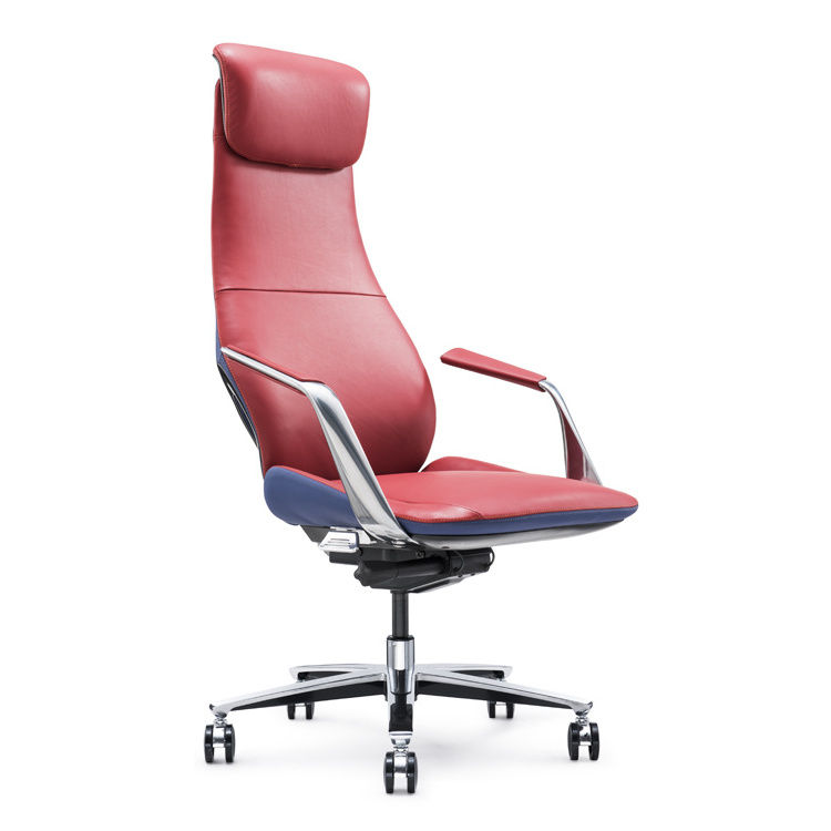 best selling new chair bifma real leather patent design wireline control modern high end hotel office leather chair