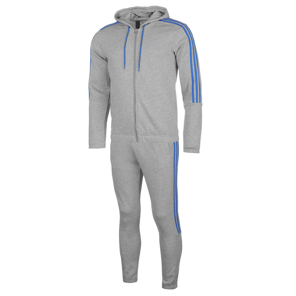 Men's Casual Hit Color Side Stripe Stitching Hooded  Fashion Running Track Suit LFC-TS-3127