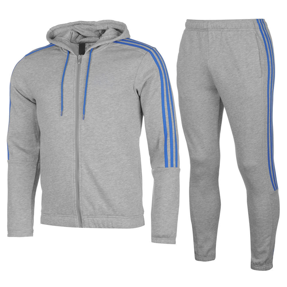 Men's Casual Hit Color Side Stripe Stitching Hooded  Fashion Running Track Suit LFC-TS-3127