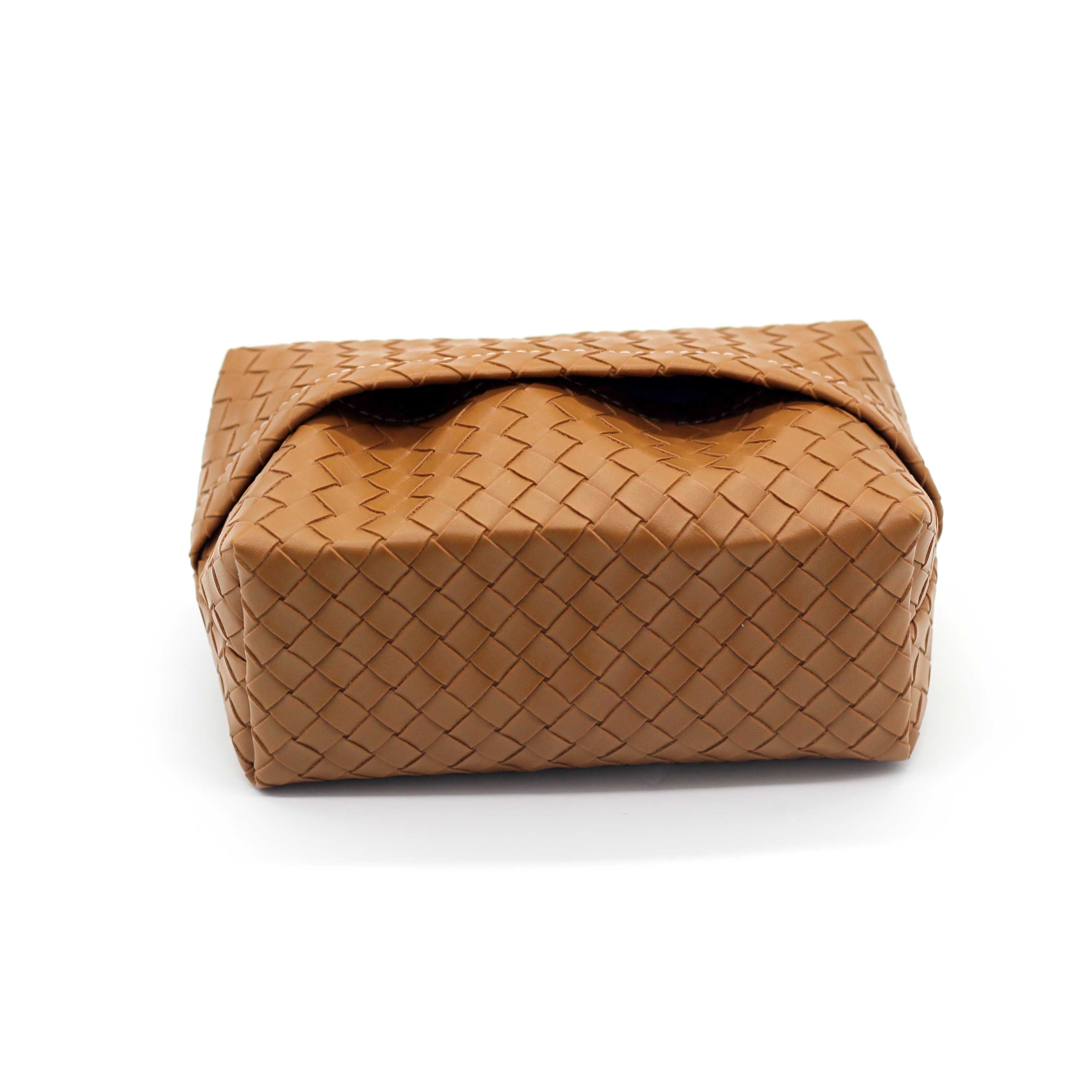 hot customized logo leather tissue box,paper drawer,hotel pu paper holder for car hotel home