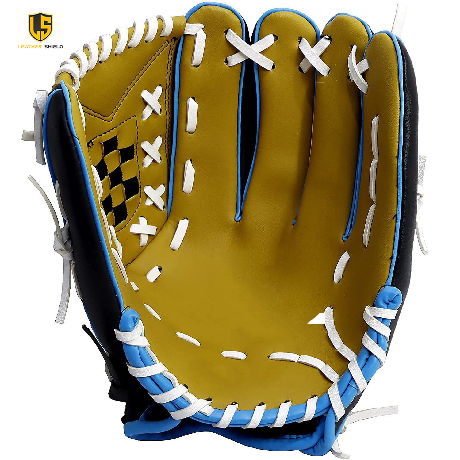 High quality 8.5 inches youth leather baseball softball  goalkeeper gloves