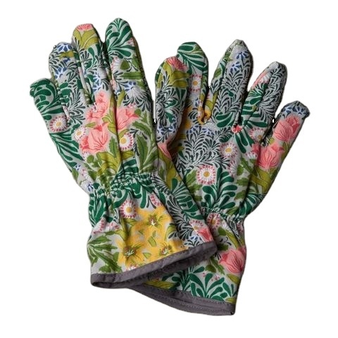 New Arrived High Performance beautiful Printed cut proof Gardening Gloves by Leather Shield