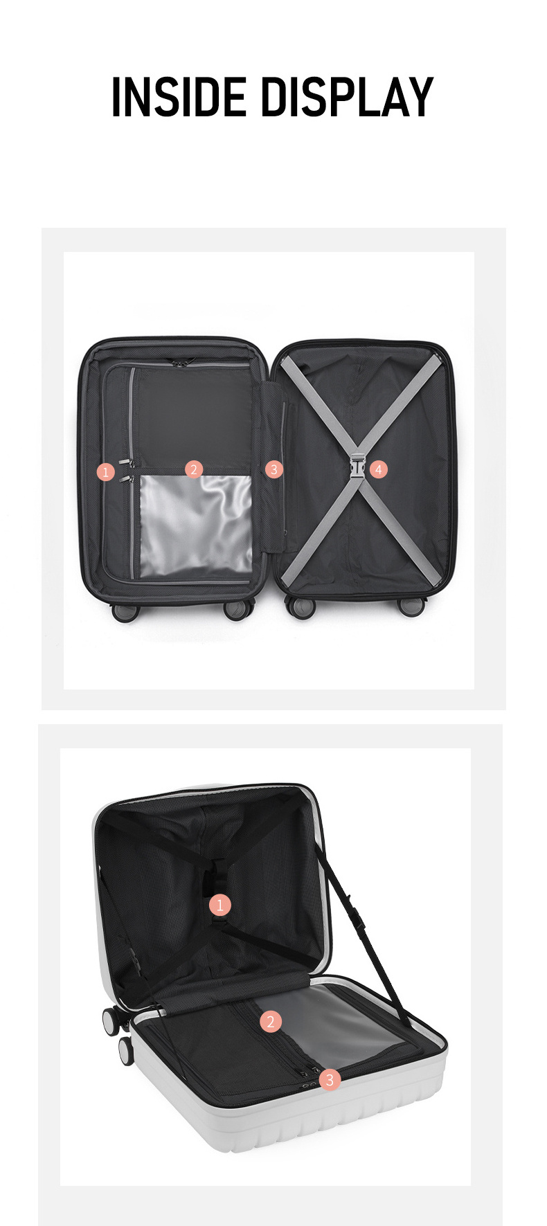 Designers Brand Stylish Suitcases Valise De Voyage Trolley bag Suitcase Custom ODM OEM Travel Bags Luggage Set