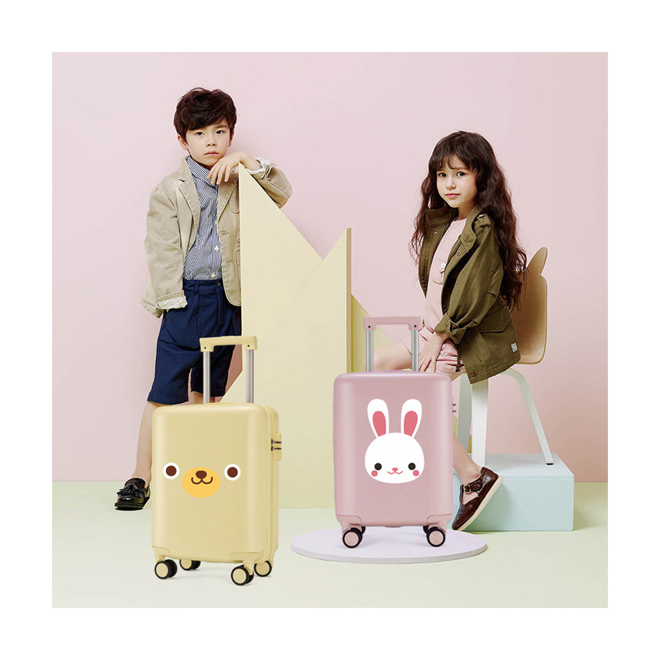 Hot sale airport travel luggage  ridden trolleys bags  cute suitcase scooter luggage set for kids