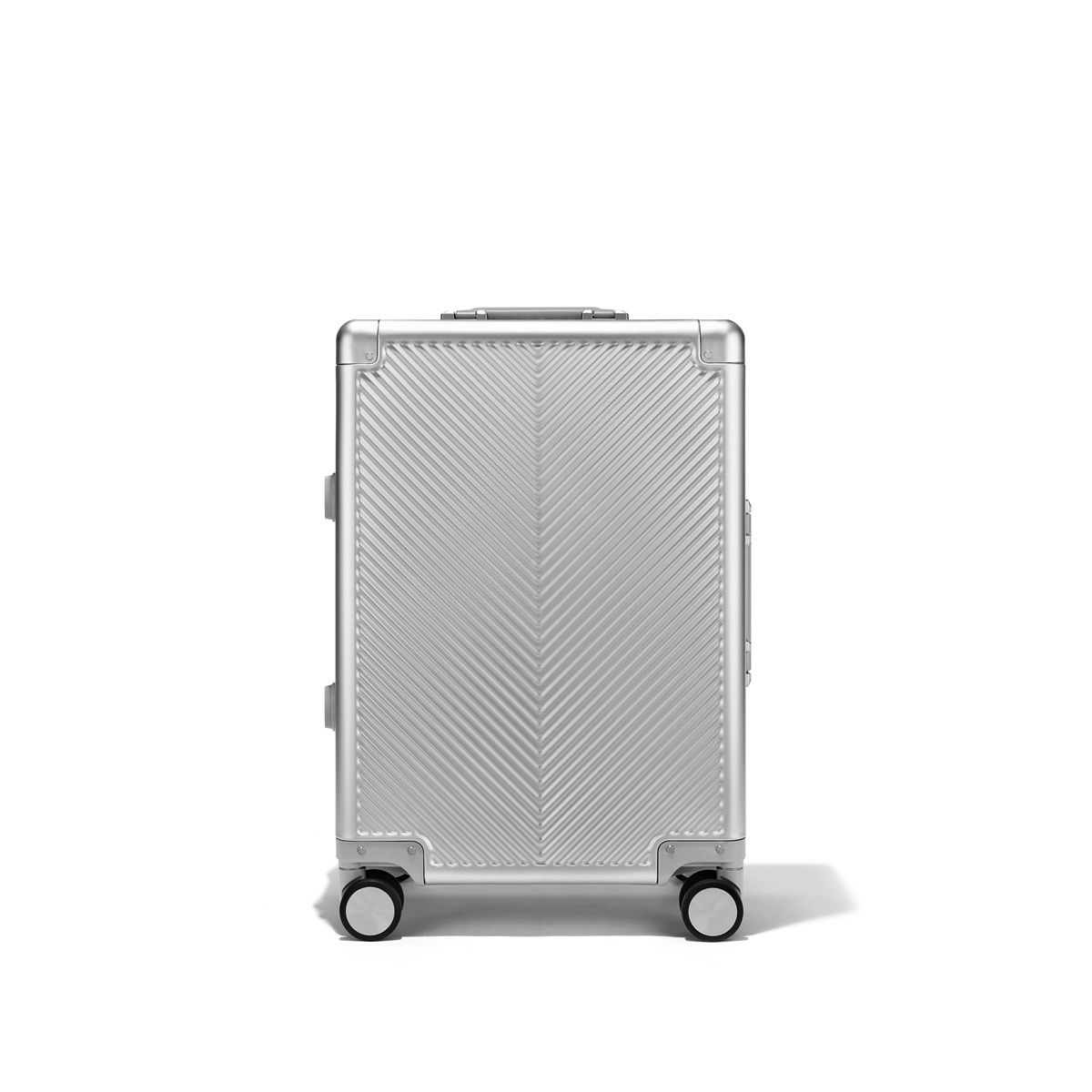 lightweight hard case trolley luggage bag carry on suitcase aluminum alloy trolley luggage  with TSA lock