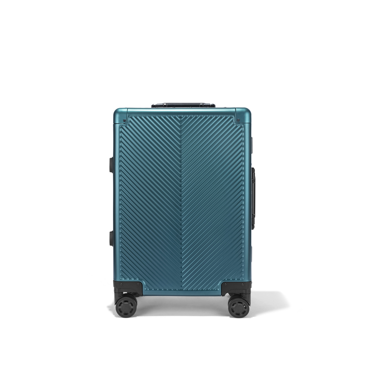 lightweight hard case trolley luggage bag carry on suitcase aluminum alloy trolley luggage  with TSA lock