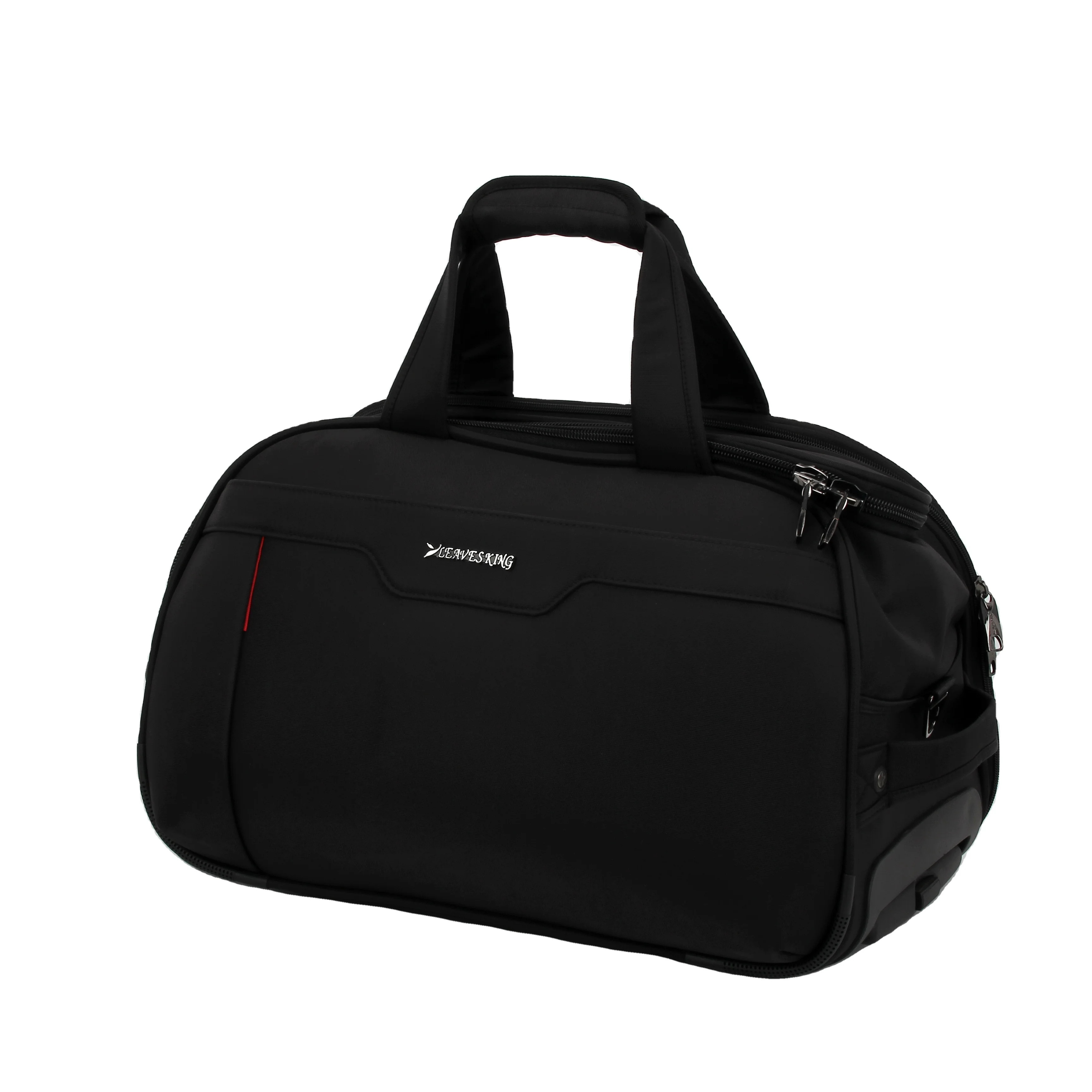 Wholesale Travel Bag with Shoe Compartment Sport Gym Travel Waterproof Black Light Dark DUFFLE BAG