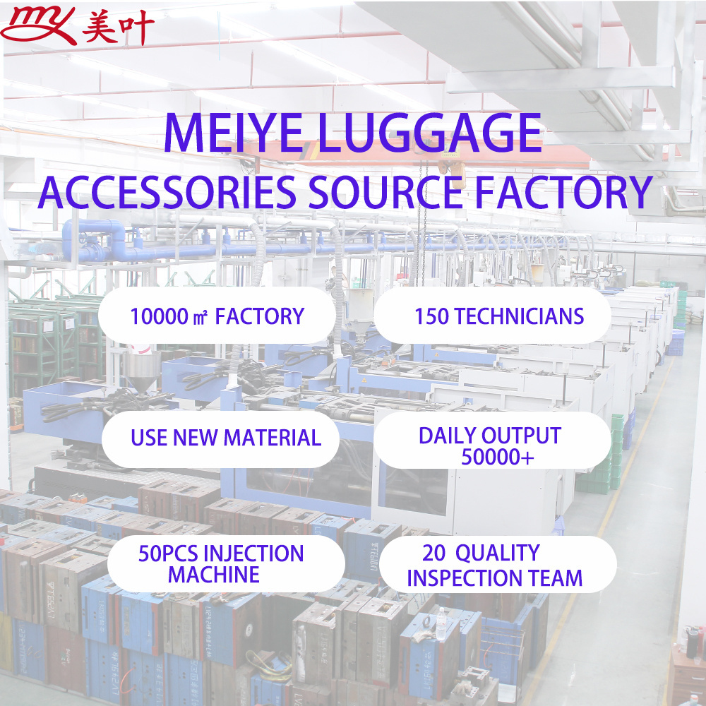 Meiye  High Quality luggage accessories 360 universal wheel wear resistant and silent  hard suitcase PU wheel and Casters