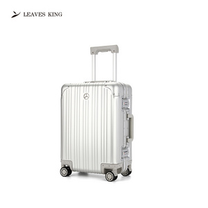 High end All aluminum 2023 hot selling  luggage large capacity aluminium suitcase