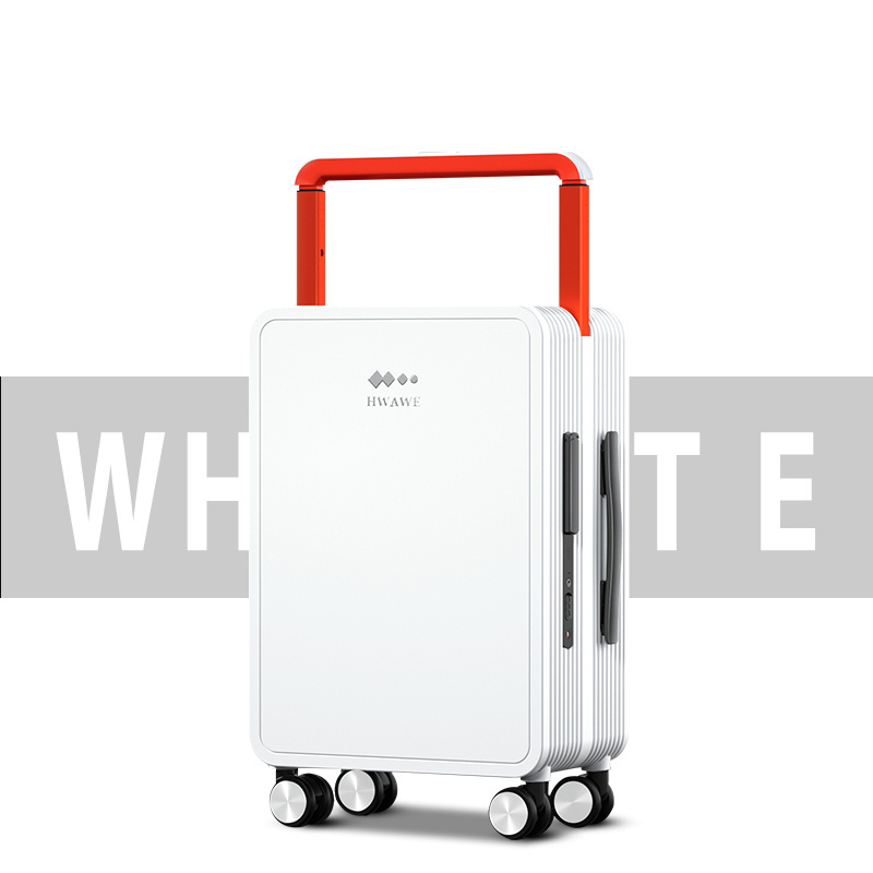 Leaves king luggage Fashionable Beautiful Lady PCSuitcase Cabin Luggage With Wide  trolley  and 4 Universal Wheels