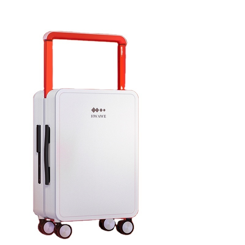 Leaves king luggage Fashionable Beautiful Lady PCSuitcase Cabin Luggage With Wide  trolley  and 4 Universal Wheels