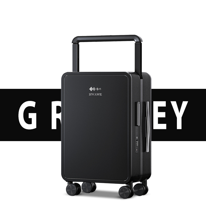 Leaves king luggage Fashionable Beautiful Lady PCSuitcase Cabin Luggage With Wide  trolley  and 4 Universal Wheels