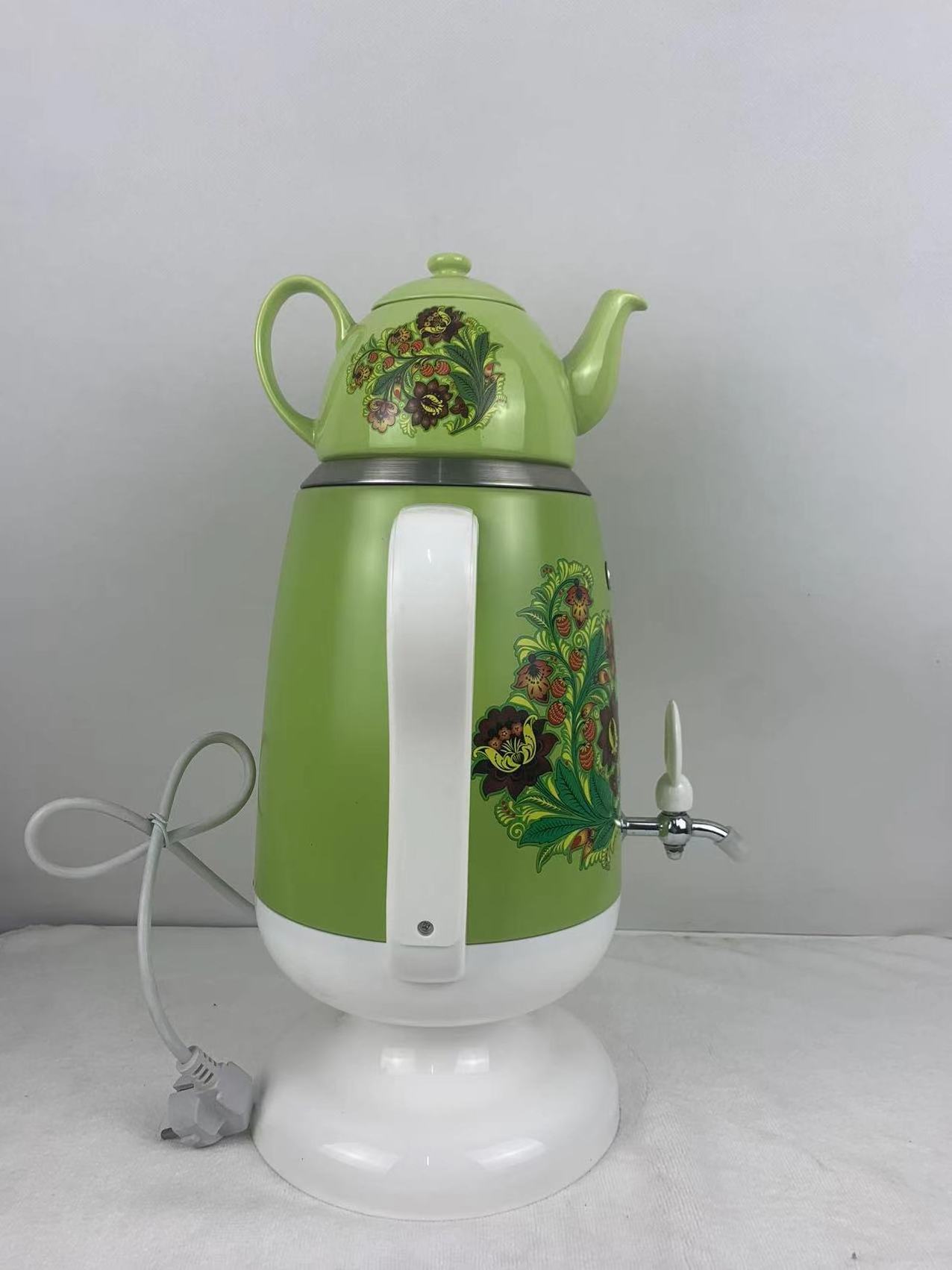 3.5L Specification Green samover electric water kettle low price, home appliances cordless electric kettle stainless steel