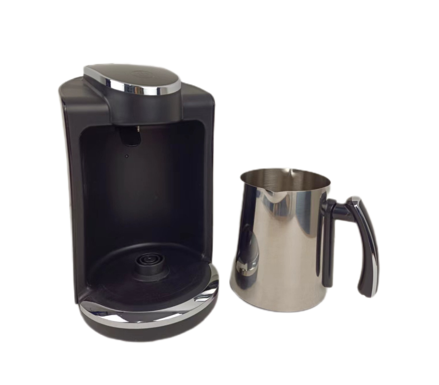 LEAZO Customized Mini Coffee Maker with grinder built in, Bean to Cup Grind and Brew two functions drip coffee machine