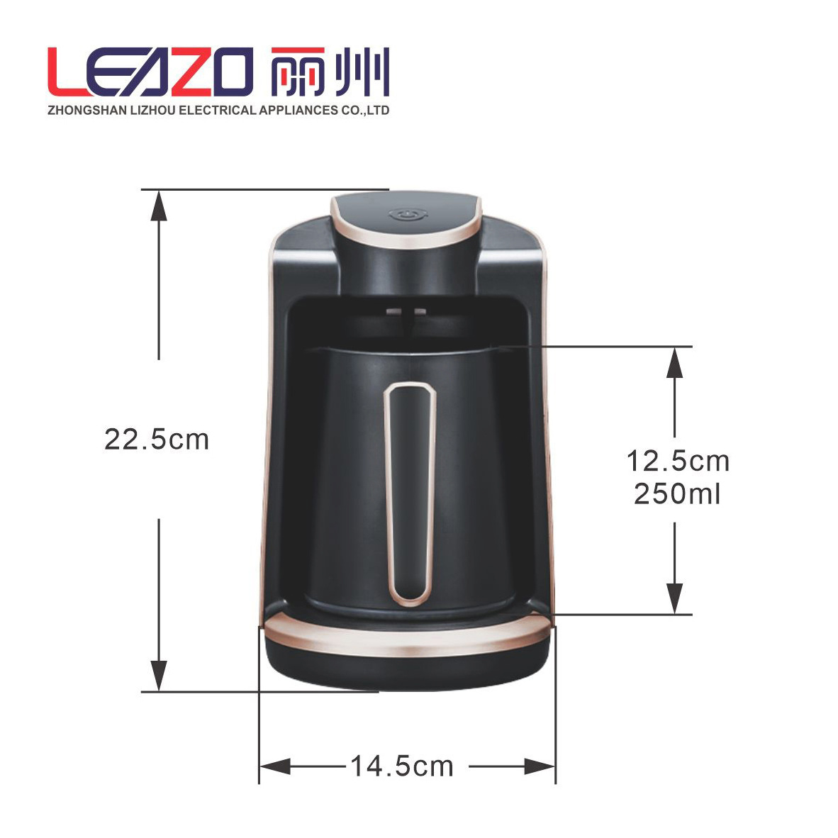 LEAZO Customized Portable Self Serve Coffee Maker Machine Kahve Makinesi Cafetera Electric Turkish Coffee Maker