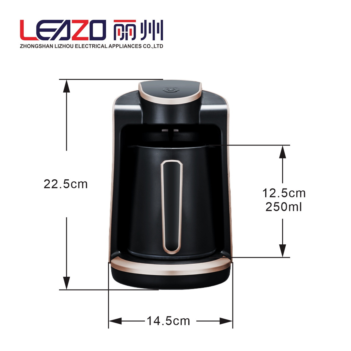 LEAZO Customized Small Coffee Maker OEM CE Coffee Making Machine 2.5L Turkish Coffee Maker Machine