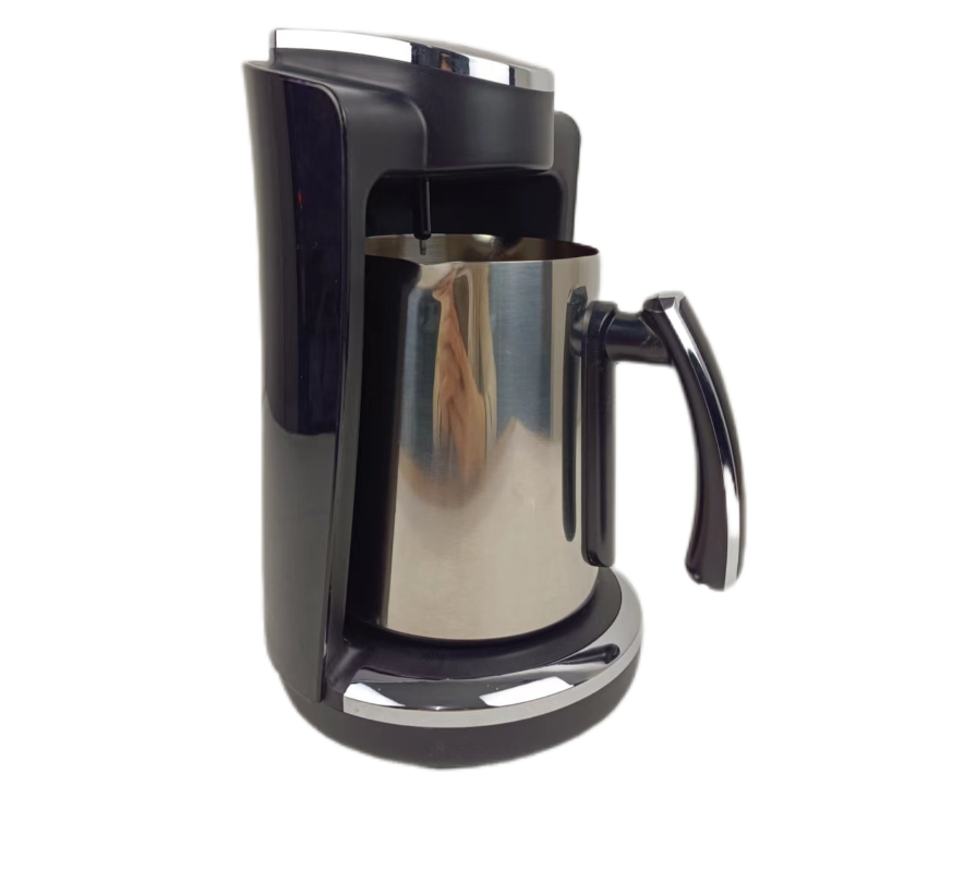 LEAZO Customized Mini Coffee Maker with grinder built in, Bean to Cup Grind and Brew two functions drip coffee machine