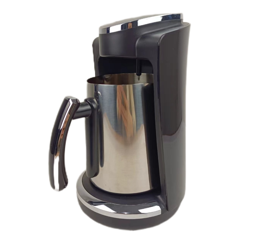 LEAZO Customized Mini Coffee Maker with grinder built in, Bean to Cup Grind and Brew two functions drip coffee machine