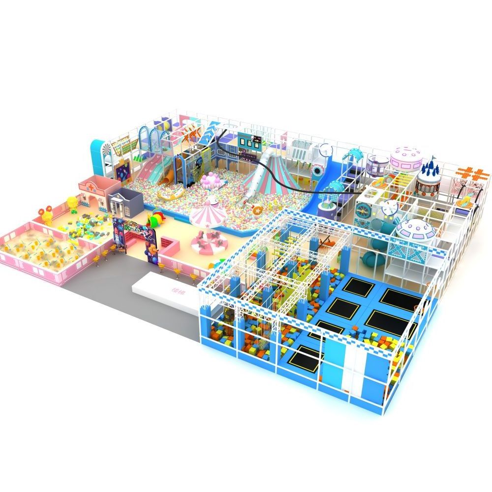 Children'S Indoor Adventure Park Slide Ocean Ball Pool Kids Soft Ladder Game Park Inflatable Playground