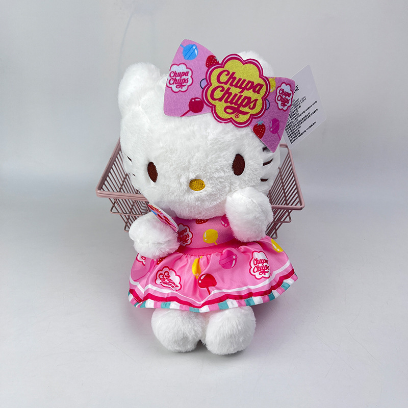 New 20cm Melody Kitty Stuffed Plush Doll Cute Cartoon Anime Kuromi Plush Stuffed Hellokitty Plush