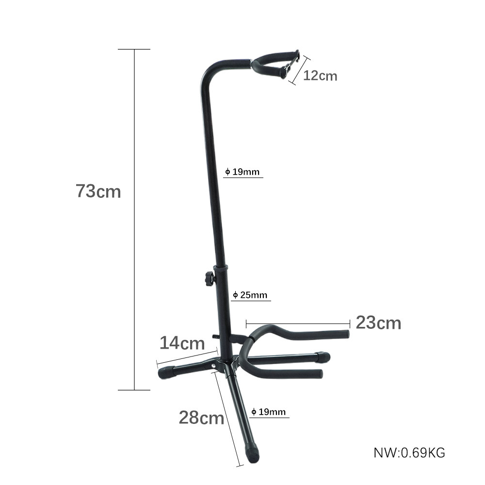 GS-11 Manufacturers Of Vertical Guitar Stand Folk Classical Electric Bass Instrument Guitar Stand