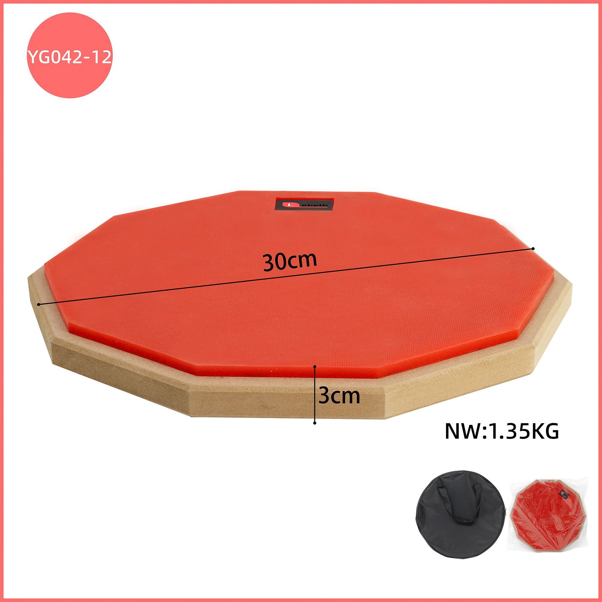 YG041-12 Factory Price Environmental Silicone Drum Mat Less Noise Silica Gel Drum Practice Pad For Drum Playing